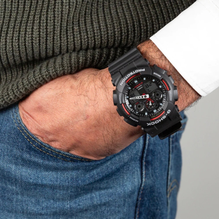ساعت مچی کاسیو جی شاک مدل GA-100-1A4