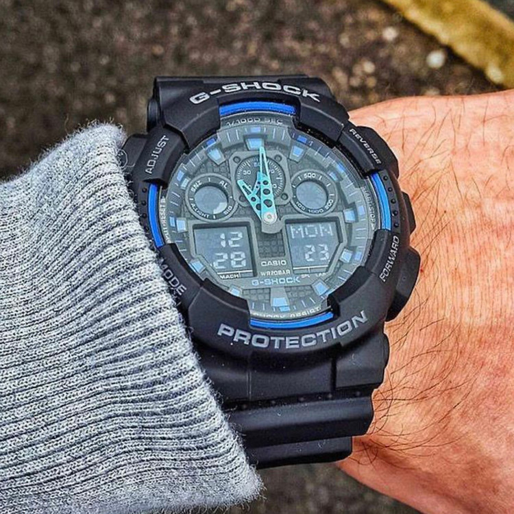 ساعت مچی کاسیو جی شاک مدل GA-100-1A2