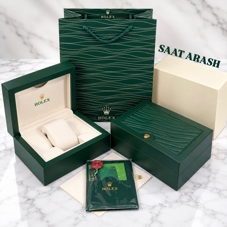 جعبه و پاکت طرح اصلی ساعت رولکس